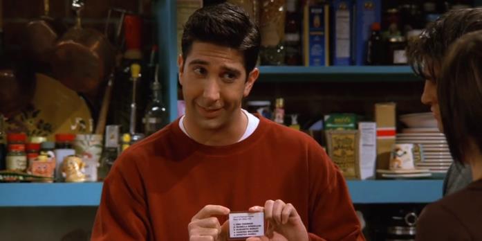 Ross Geller - Friends Ross in una scena di Friends