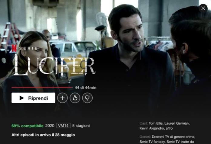Lucifer, i nuovi episodi in arrivo dal 28 maggio su Netflix Netflix ci svela quando arriveranno i nuovi episodi di Lucifer