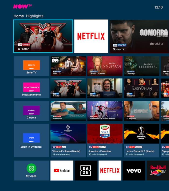 L App Di Netflix Sbarca Su Now Tv Smart Stick