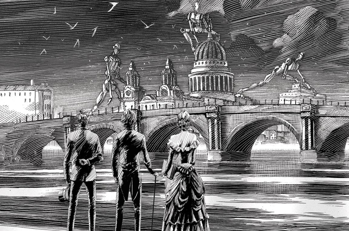 Un'illustrazione ufficiale di Shadowhunters - Le Origini