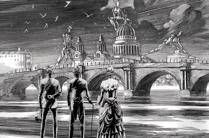 Un'illustrazione ufficiale di Shadowhunters - Le Origini