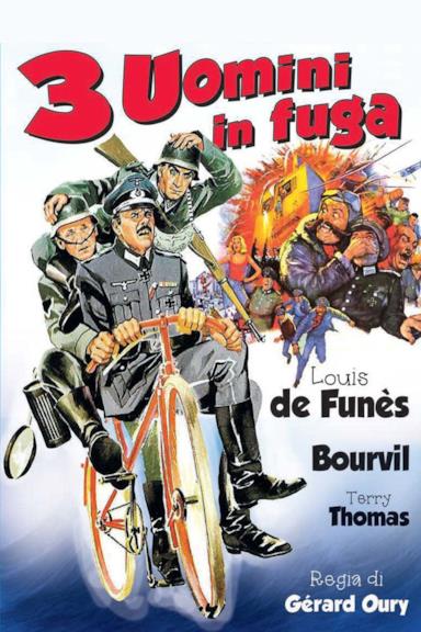 Poster Tre uomini in fuga