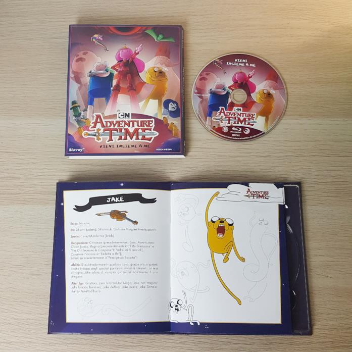 L'edizione Blu-ray di Adventure Time: Vieni insieme a me L'edizione in alta definizione di Adventure Time: Vieni insieme a me