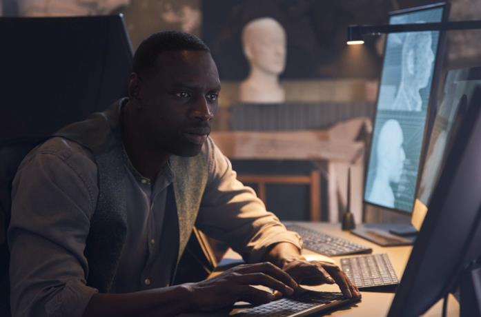 Omar Sy è Assane Diop nella serie Netflix di Lupin