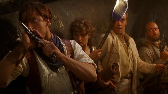 Scena del film La Mummia