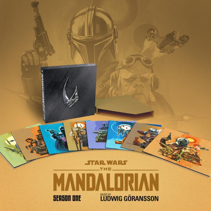 Star Wars: The Mandalorian Season One Soundtrack Gli 8 vinili contenuti nel cofanetto della colonna sonora di The Mandalorian