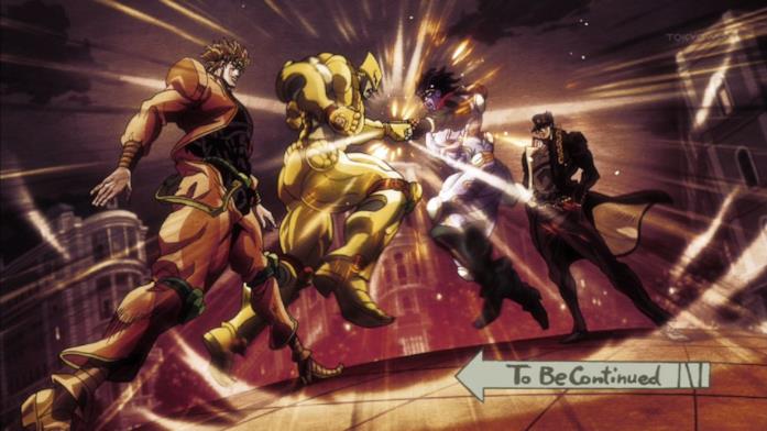 Star Platinum VS The World Stardust Crusaders Jotaro VS Dio