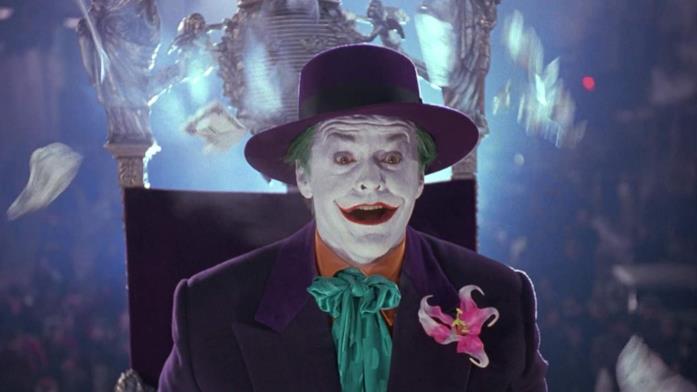 Il Joker criminale anni '30 interpretato da Jack Nicholson Jack Nicholson come Joker in Batman