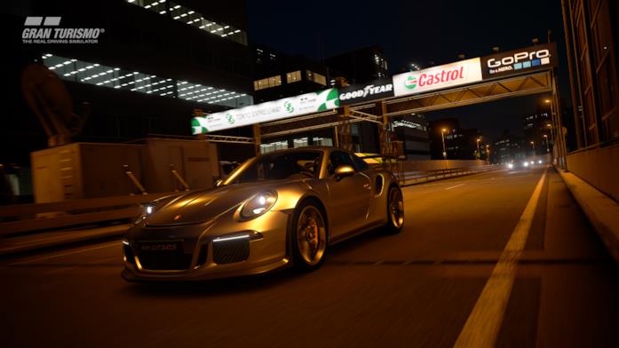 Porsche in notturna in Gran Turismo Sport