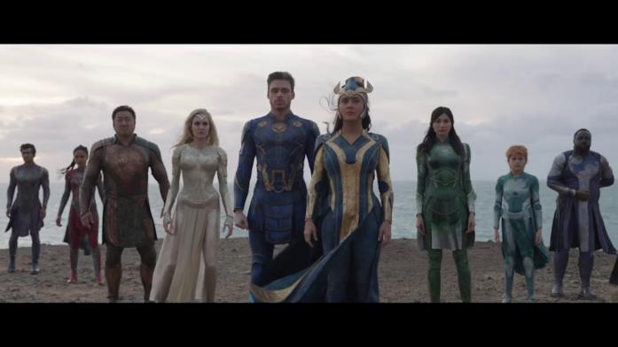 Tutti gli Eterni schierati per combattere Gli Eterni sono pronti per dare battaglia nel trailer di Eternals