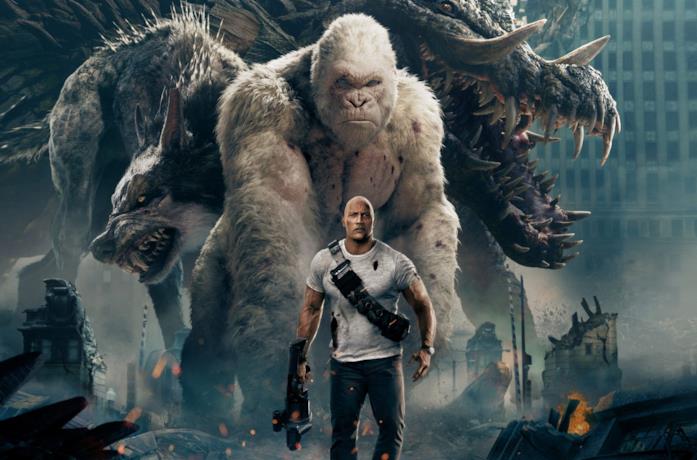 The Rock, protagonista di Rampage - Furia Animale