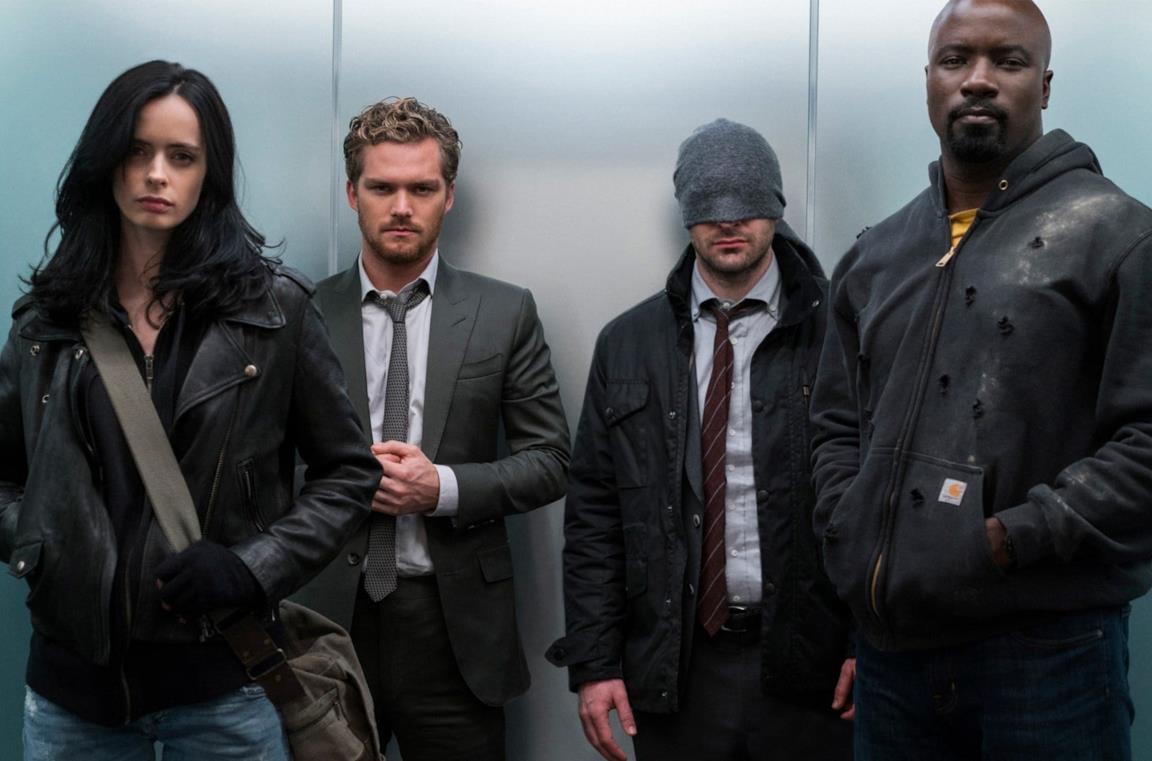 I protagonisti della serie Marvel's Defenders