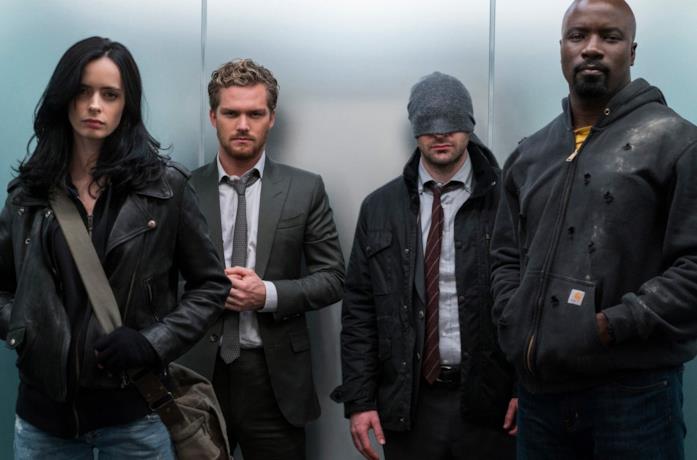 I protagonisti della serie Marvel's Defenders