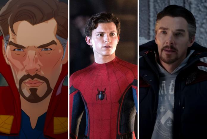 Doctor Strange in versione animata, Spider-Man e Strange in versione live-action