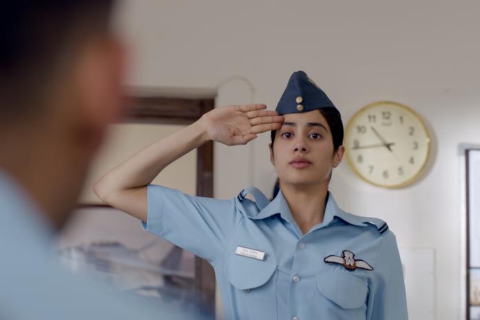 Gunjan Saxena: The Kargil Girl - la protagonista del film Netflix Gunjan Saxena: The Kargil Girl - la protagonista Janhvi Kapoor