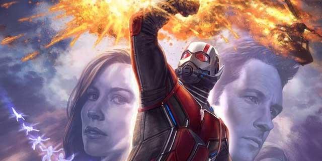 Ant-Man and the Wasp e I suoi protagonisti Uno scorcio del primo banner promozionale di Ant-Man and the Wasp