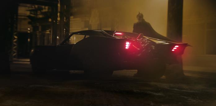 Batman e la sua Batmobile in una foto condivisa dal regista Matt Reeves