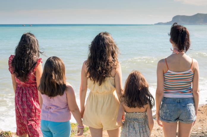 Le sorelle Macaluso da adolescenti
