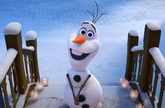 Il pupazzo di neve Olaf protagonista della scena post credit Olaf