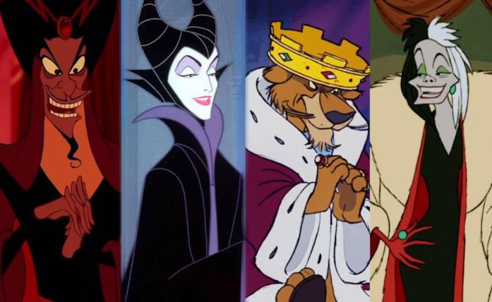 Jafar, Malefica, il Principe Giovanni e Crudelia