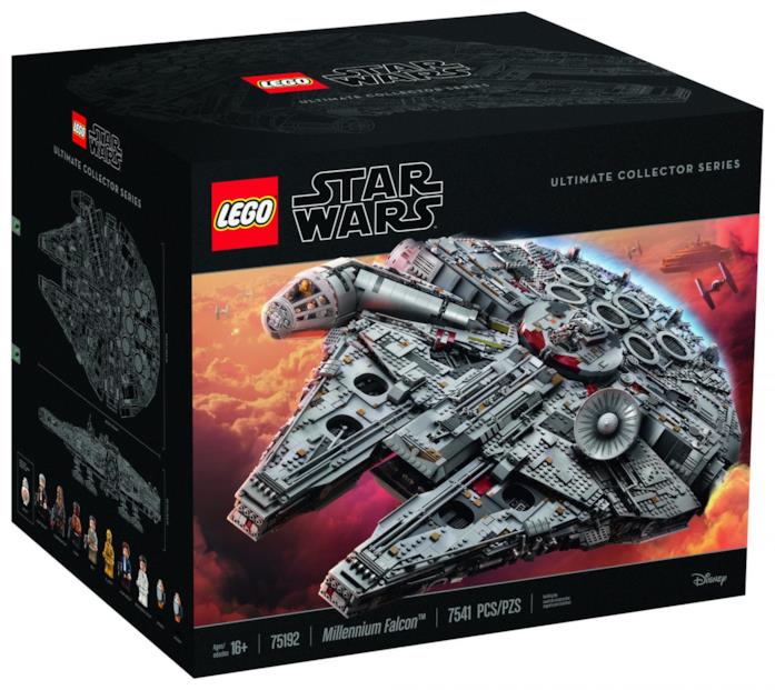 Lego Millennium Falcon Scatola del Millennium Falcon Lego