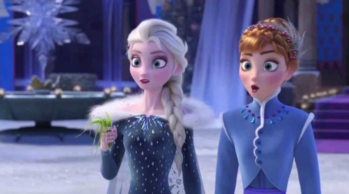 Una scena di Frozen 2