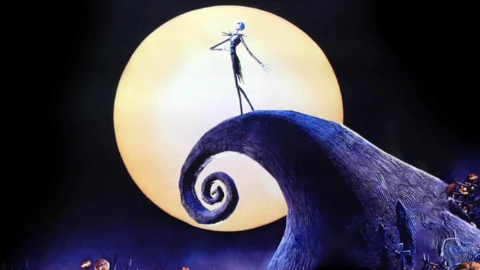 Jack Skeletron in una scena del film Jack Skeletron è il protagonista di Nightmare Before Christmas