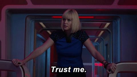 The Orville - Charlize Theron Charlize Theron in una scena di The Orville