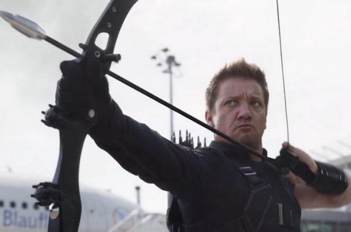 Jeremy Renner è Occhio di Falco in Civil War