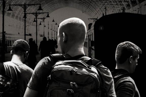 I tre protagonisti di 15:17 - Attacco al treno