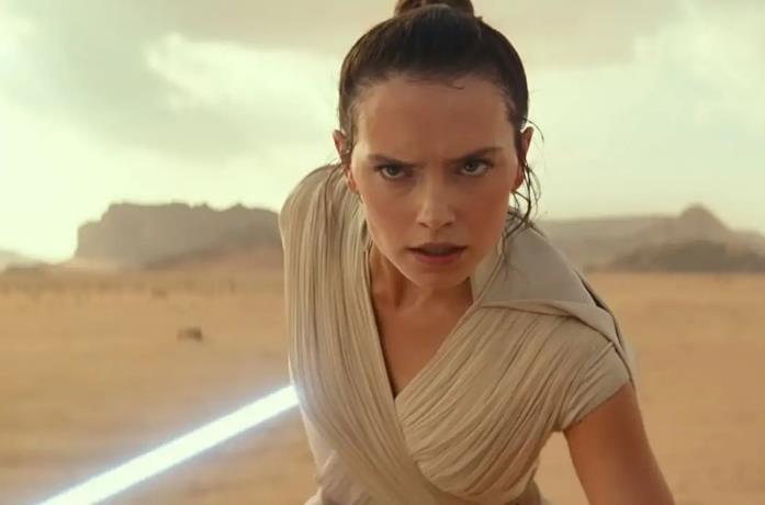 Un'immagine di Rey ne L'Ascesa di Skywalker