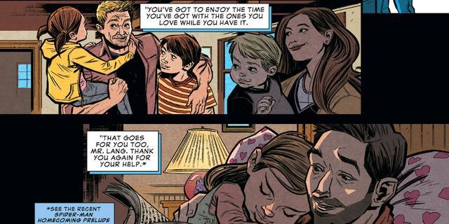 Clint Barton torna a casa e anche Scott Lang Clint Barton torna a casa e anche Scott Lang fa lo stesso
