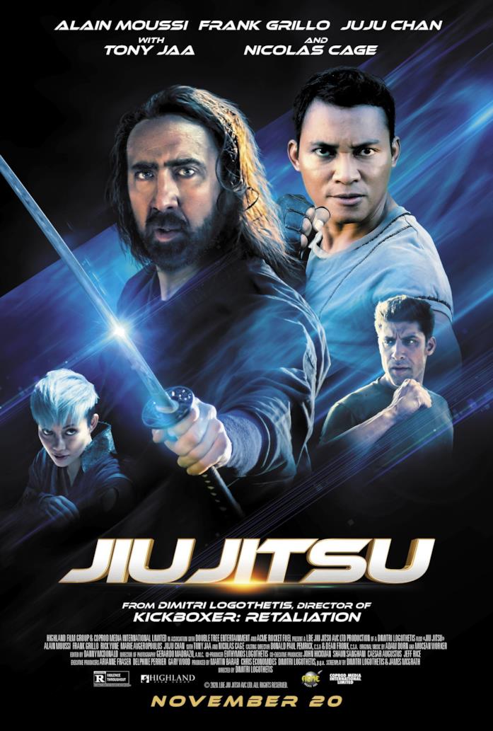 Il poster di Jiu Jitsu Il cast di Jiu Jitsu nella locandina del film