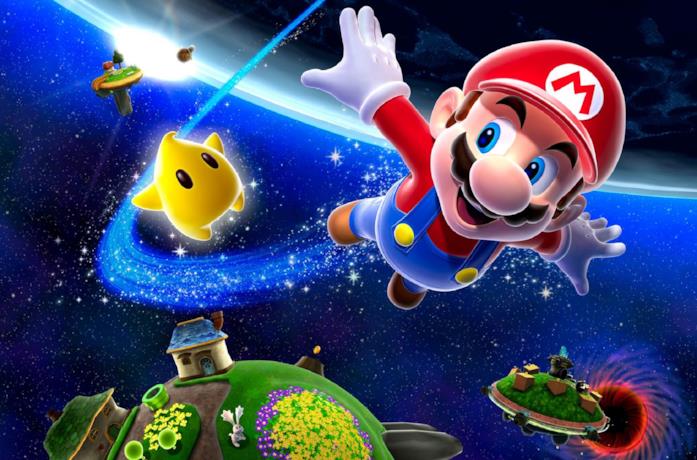 Mario in Super Mario Galaxy per Wii