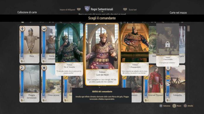 La guida al Gwent di The Witcher 3: Wild Hunt Le regole del Gwent di The Witcher