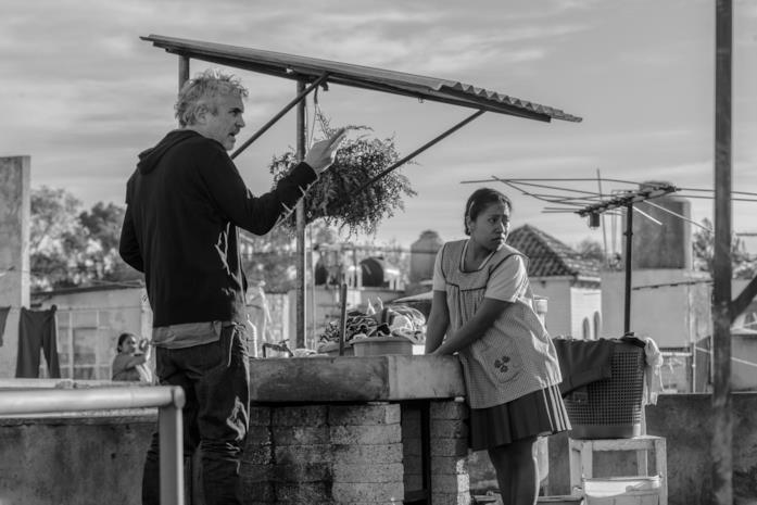 Alfonso Cuarón sul set Alfonso Cuarón sul set di Roma
