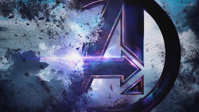Il poster di Avengers: Endgame col logo del film