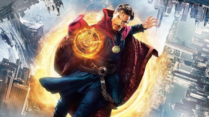 Benedict Cumberbatch come Doctor Strange Coeprtina di Doctor Strange