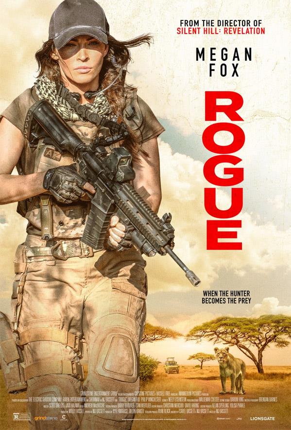 Rogue, poster e trailer del film Megan Fox armata in Africa