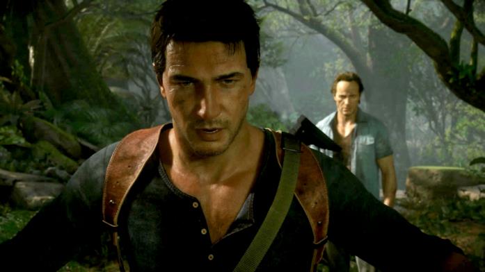 L'avventuriero Nathan Drake nel videogame Uncharted