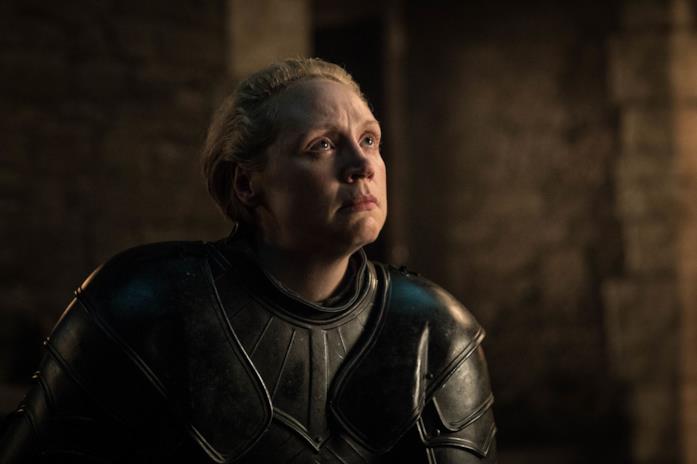 Tormund riuscirà a conquistare Brienne? Il pensiero di Gwendoline Christie Gwendoline Christie in Game of Thrones 8x02