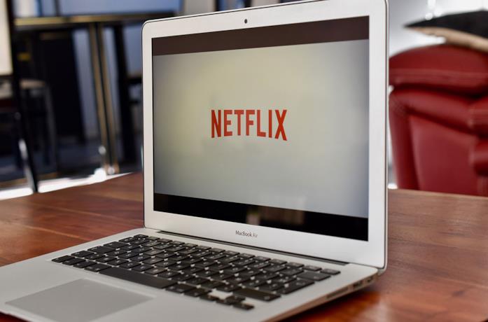 Il logo di Netflix su pc