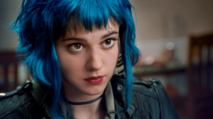 Mary Elizabeth Winstead con i capelli verdi nel film Scott Pilgrim vs. the World