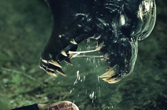 Un primo piano del mostro del film The Monster di Bryan Bertino