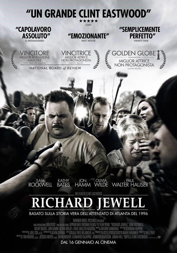 Richard Jewell si basa sulla storia reale dell'uomo che dà il titolo al film La locandina italiana di Richard Jewell