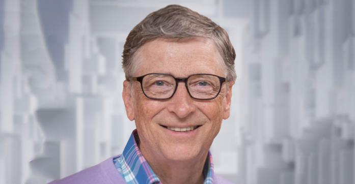 Primo piano di Bill Gates