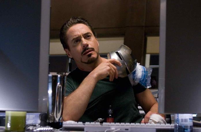 Iron Man Robert Downey Jr. nel ruolo nel 2008