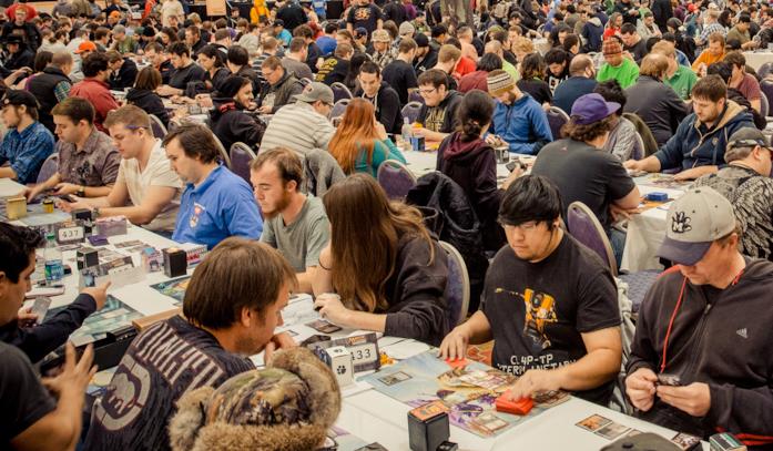 Una foto dello scorso Grand Prix Giocatori di Magic: The Gathering allo scorso Grand Prix