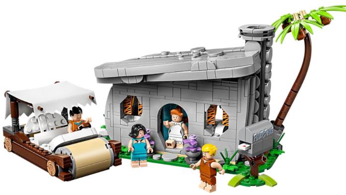 Il set LEGO dei Flintstones: la casa e l'automobile