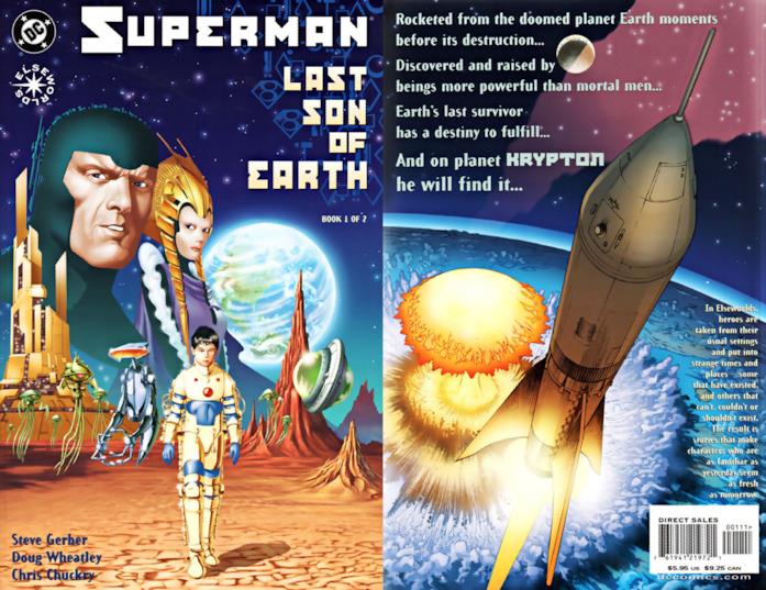 Superman: L'ultimo figlio della Terra Copertina americana di Superman: Last son of Earth